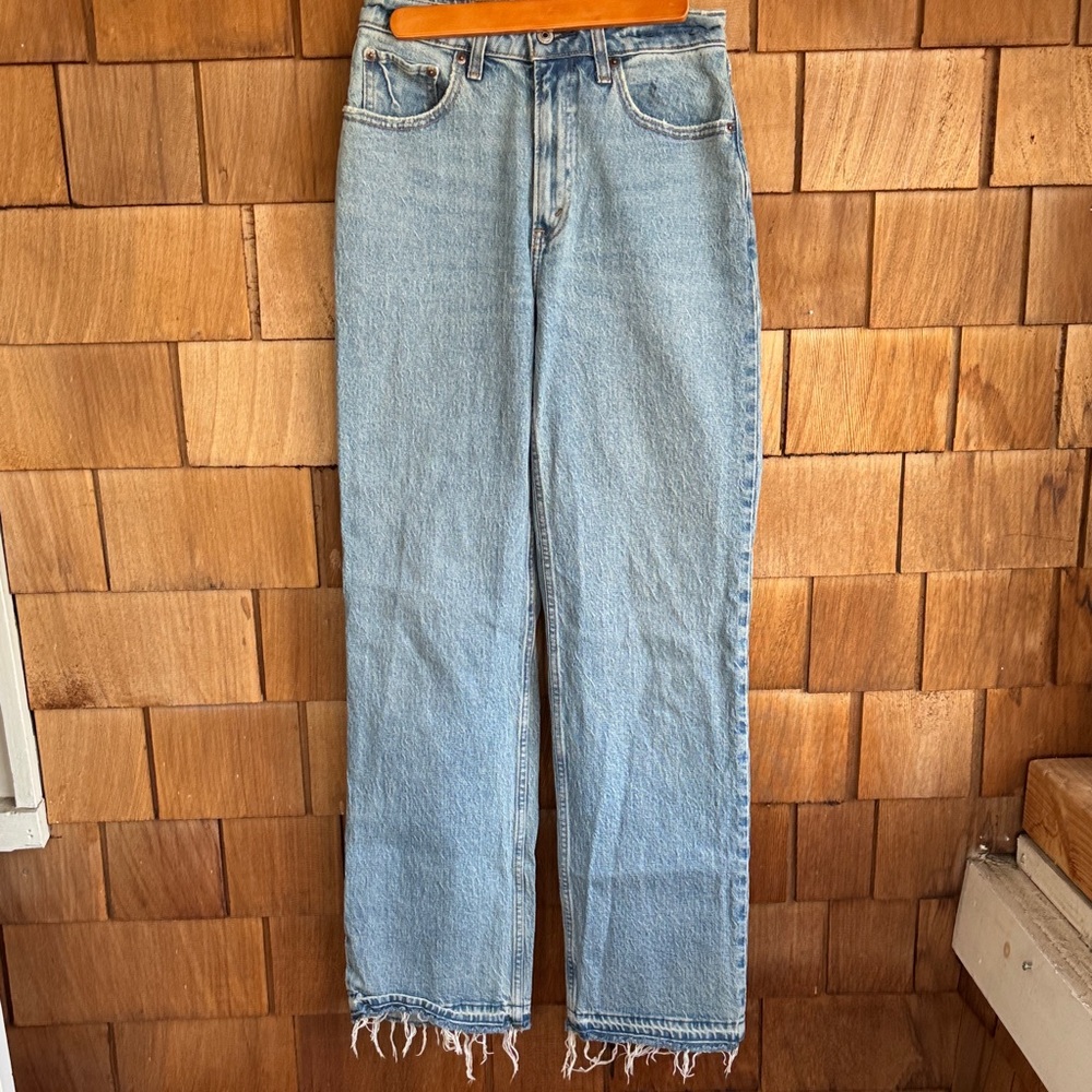 Abercrombie & Fitch Light Blue Relaxed Women's Jeans - Picture 5 of 5